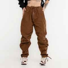 Calça Piet Cotton Twill Trousers Brown - Foto 3