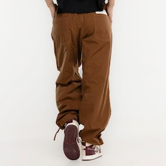 Calça Piet Cotton Twill Trousers Brown - Foto 5