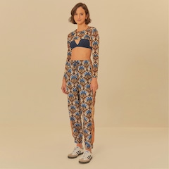 Blusa Cropped Feminina Farm Manga Longa Coqueirou - Foto 3