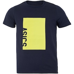 Camiseta Infantil ASICS Manga Curta Casual Cava Tradicional - Foto 1