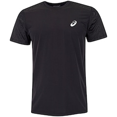 Camiseta Masculina ASICS Manga Curta Jacquard Antiodor Cava Tradicional - Foto 1