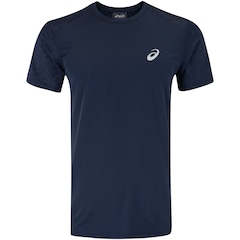 Camiseta Masculina ASICS Manga Curta Jacquard Antiodor Cava Tradicional - Foto 2