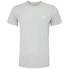 Camiseta Masculina ASICS Manga Curta Jacquard Antiodor Cava Tradicional - Foto 1