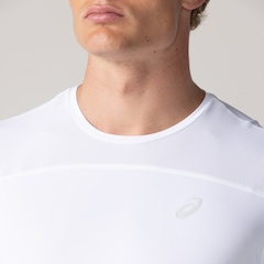 Camiseta ASICS Manga Curta Racket Recortada- Masculina - Foto 4