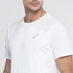 Camiseta ASICS Manga Curta Racket Recortada- Masculina - Foto 3
