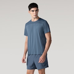 Camiseta ASICS Manga Curta Racket Recortada- Masculina - Foto 1