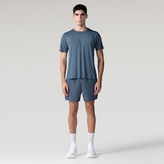Camiseta ASICS Manga Curta Racket Recortada- Masculina - Foto 3