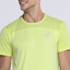 Camiseta ASICS Manga Curta Racket Recortada- Masculina - Foto 3