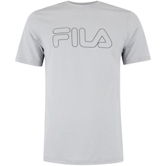 Camiseta Masculina Fila Manga Curta Letter Outline - Foto 1