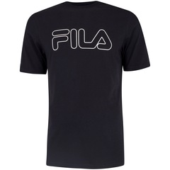 Camiseta Masculina Fila Manga Curta Letter Outline - Video 1