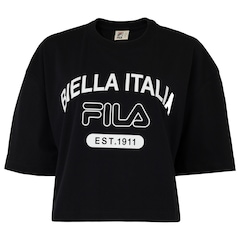 Camiseta Feminina Fila Manga Curta Biella Itália - Foto 1