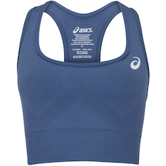 Top Fitness sem Bojo ASICS Alta Sustentação Seamless Fio Emana Adulto - Foto 1