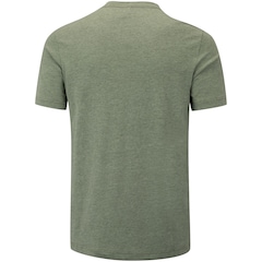 Camiseta Masculina adidas Manga Curta Mescla Logo - Foto 2
