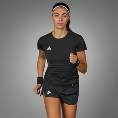 Camiseta adidas Manga Curta Adizero Essentials Feminina - Foto 3