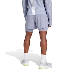 Bermuda 2 em 1 Masculina adidas Own The Run Excite 3 Stripes - Foto 2