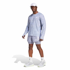 Bermuda 2 em 1 Masculina adidas Own The Run Excite 3 Stripes - Foto 3