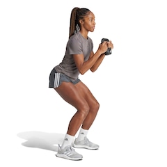 Short Feminino adidas Pacer 3 Listras - Foto 4