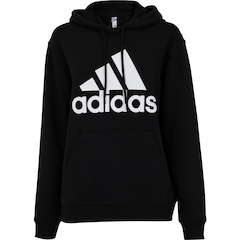 Blusa de Moletom Feminina adidas com Capuz Big Logo - Foto 1