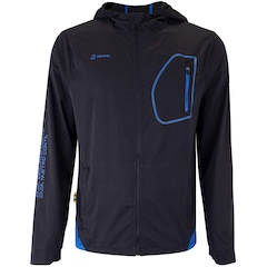 Jaqueta Corta-Vento Ayrton Senna Masculina com Capuz - Foto 1