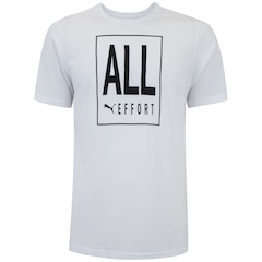 Camiseta Masculina Puma Manga Curta All Effort Slogan - Foto 1