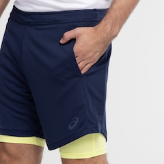 Bermuda Masculina ASICS Dupla Malha Racket - Foto 5