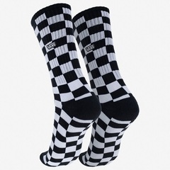 Meia Vans Cano Alto Checkerboard Crew - Foto 2