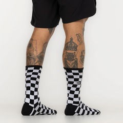 Meia Vans Cano Alto Checkerboard Crew - Foto 4