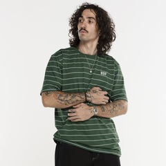 Camiseta HUF Manga Curta Listrada - Foto 2