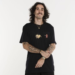 Camiseta HUF Manga Curta Junkyard Dog SS Pocket - Foto 2