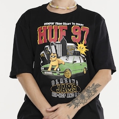 Camiseta HUF Manga Curta Blazing Jam SS - Foto 3