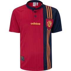 Camisa da Espanha I 96 adidas Masculina Torcedor - Foto 1
