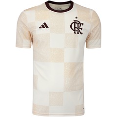 Camisa Pré-jogo do Flamengo adidas Masculina - Foto 1
