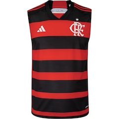 Camiseta Regata do Flamengo adidas Masculina Comissão - Foto 1