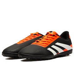 Chuteira Society Infantil adidas Predator Essentials 24.5 Artilheira - Foto 2