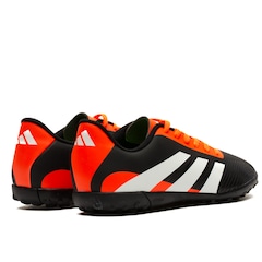 Chuteira Society Infantil adidas Predator Essentials 24.5 Artilheira - Foto 4