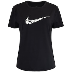 Camiseta Feminina Nike Manga Curta One Swsh Hbr SS - Foto 1