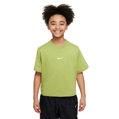 Camiseta Infantil Nike Manga Curta Sportswear Essential SS Broxy - Foto 1