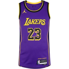 Camiseta Regata Los Angeles Lakers Nike Masculina Dri-Fit Jersey Swgmn STM 22 - Foto 2