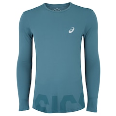 Camiseta Masculina ASICS Manga Longa Leve com Proteção UV - Foto 1