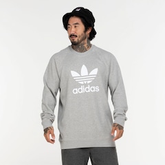 Blusa de Moletom adidas Originals Trefoil - Foto 3