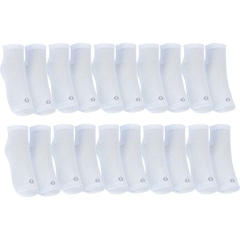 Kit 10 Pares de Meias Respirável Invisível Tamanho 34-38 Casual Oxer Adulto - Foto 1