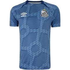 Camisa Pré-Jogo Santos 24 Umbro Masculina - Foto 1