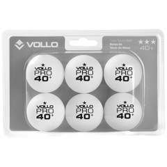 Kit de Bolas Vollo para Tênis de Mesa 3 Estrelas com 6 unidades - Foto 2