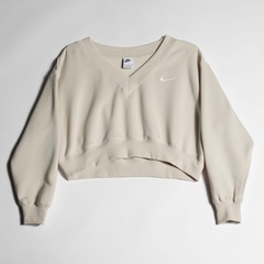 Blusa Cropped Nike Sportswear Phoenix Fleece - Foto 5
