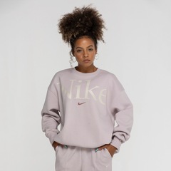 Blusão Nike Sportswear sem Capuz Phoenix Oversized FLC Logo - Foto 3