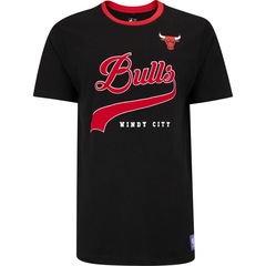 Camiseta do Chicago Bulls NBA Masculina Floco Team - Foto 1