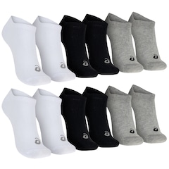Kit de Meia ASICS No Show Soft Tamanho 34-38 com 6 Pares - Foto 1