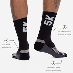 Meia Para Corrida Rally Crew 5k Cano Alto Tamanho 39-44 ASICS Adulto - Foto 4