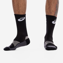 Meia Para Corrida Rally Crew 5k Cano Alto Tamanho 39-44 ASICS Adulto - Foto 5