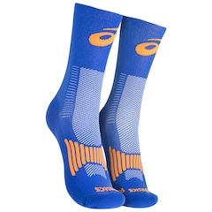 Meia Para Corrida Rally Crew 5k Cano Alto Tamanho 39-44 ASICS Adulto - Foto 1